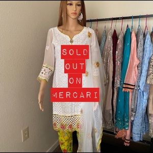 3pc Pakistani / Indian Fancy Shalwar kameez dress